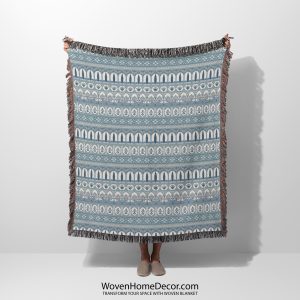 Blue-Ornament-Woven-Blanket-main-photo