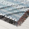 Blue-Ornament-Woven-Blanket-close-up