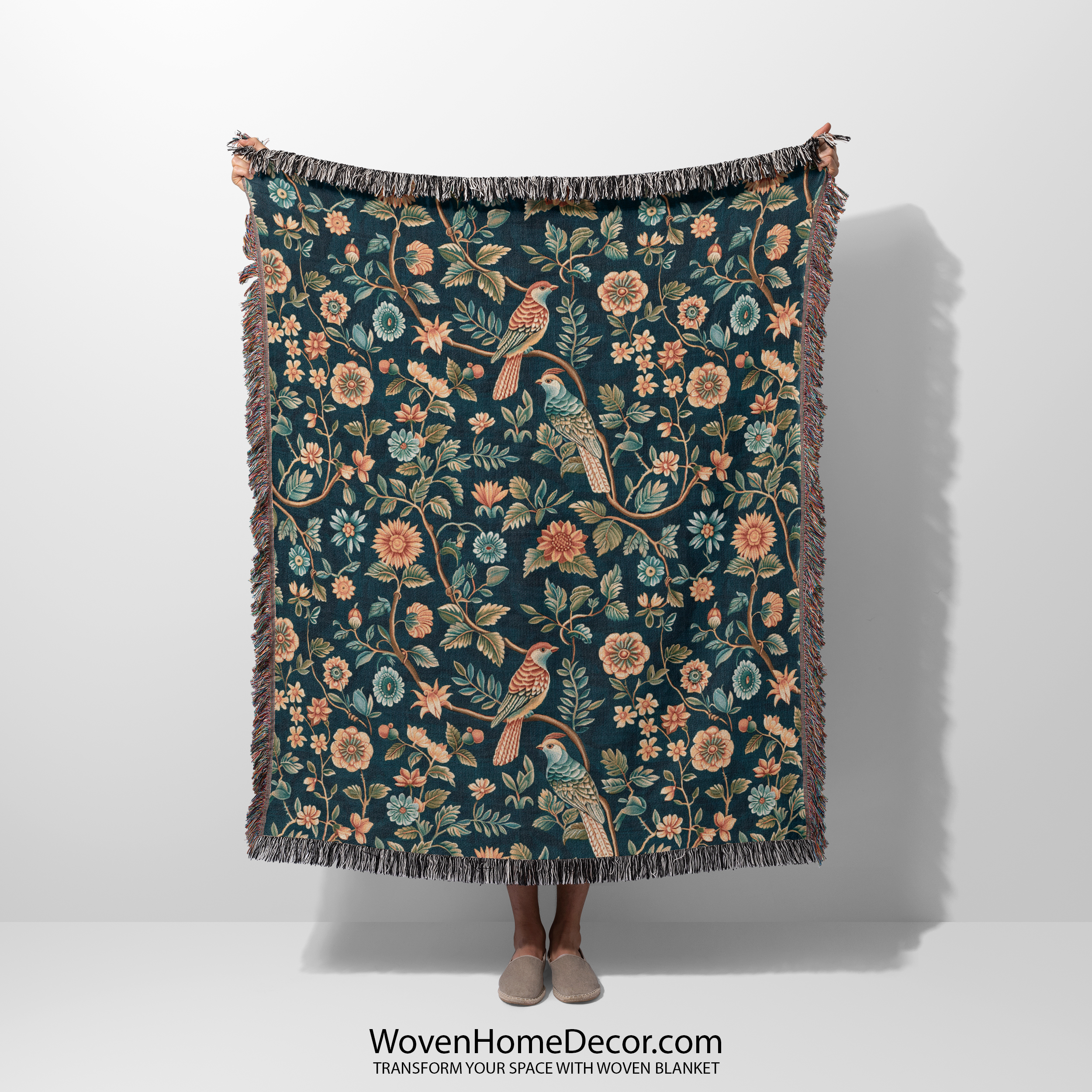 Indigo-Aviary-Woven-Blanket-main-photo