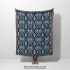 Traditional-Blue-Beige-Woven-Blanket-main-photo