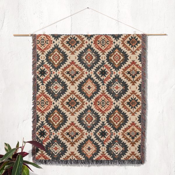 nomads_grove_woven_blanket_on the wall